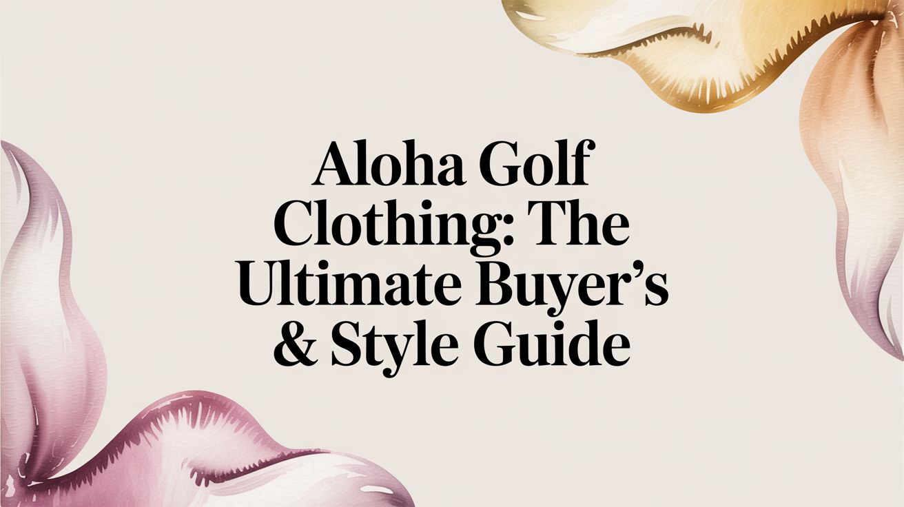 Aloha Golf Clothing: The Ultimate Buyer's & Style Guide