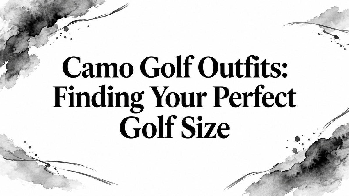 Camo Golf Outfits: Finding Your Perfect Golf Size