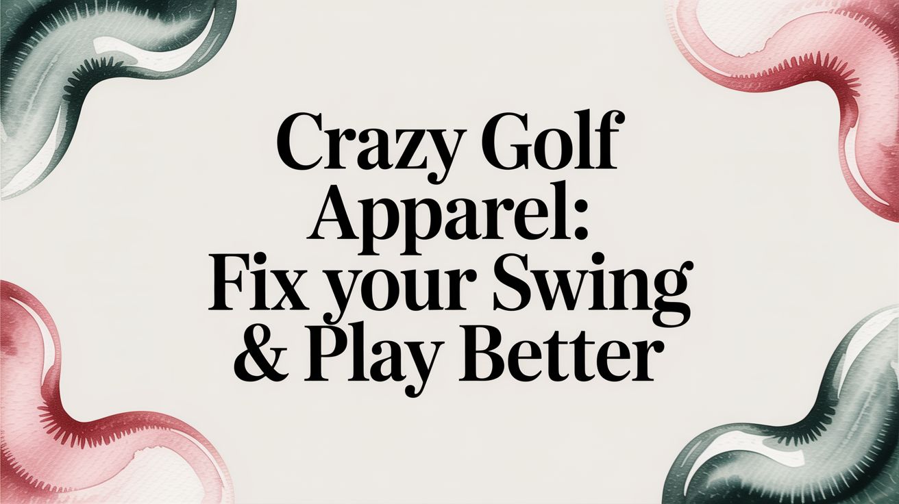 Crazy Golf Apparel: Fix Your Swing & Play Better