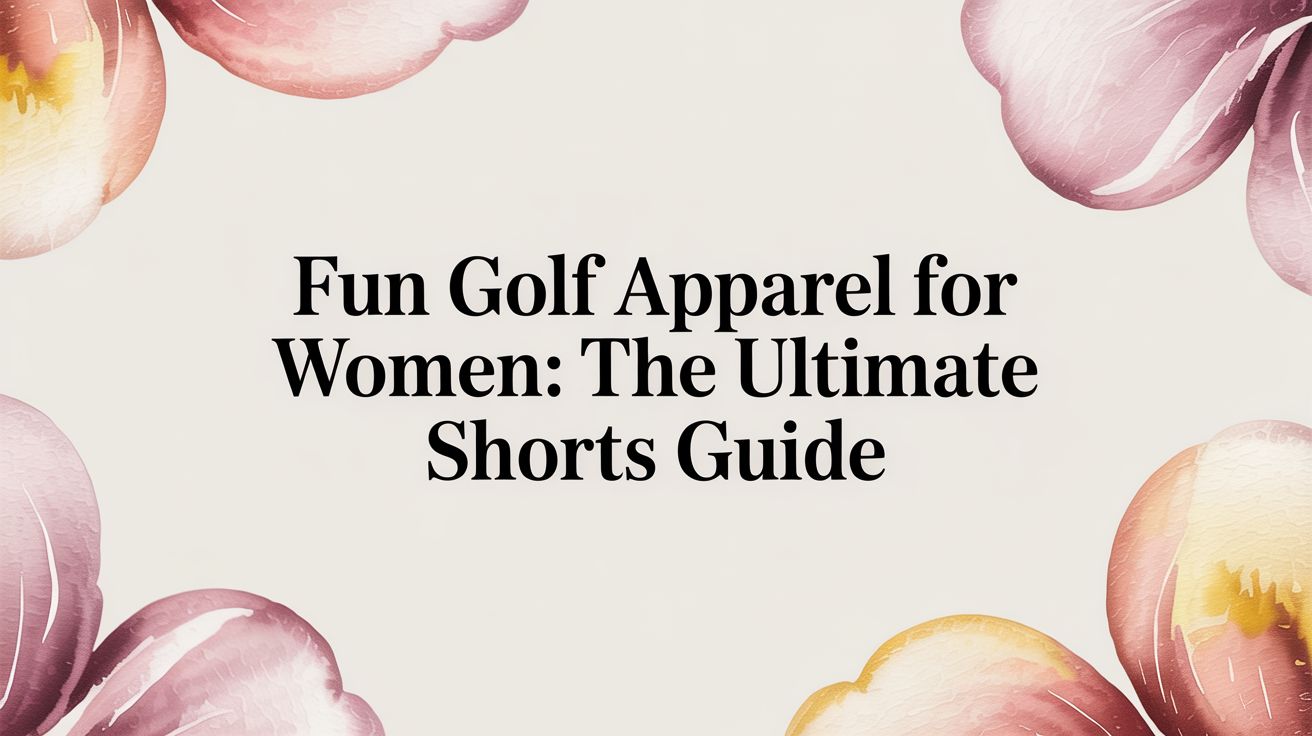 Fun Golf Apparel for Women: The Ultimate Shorts Guide