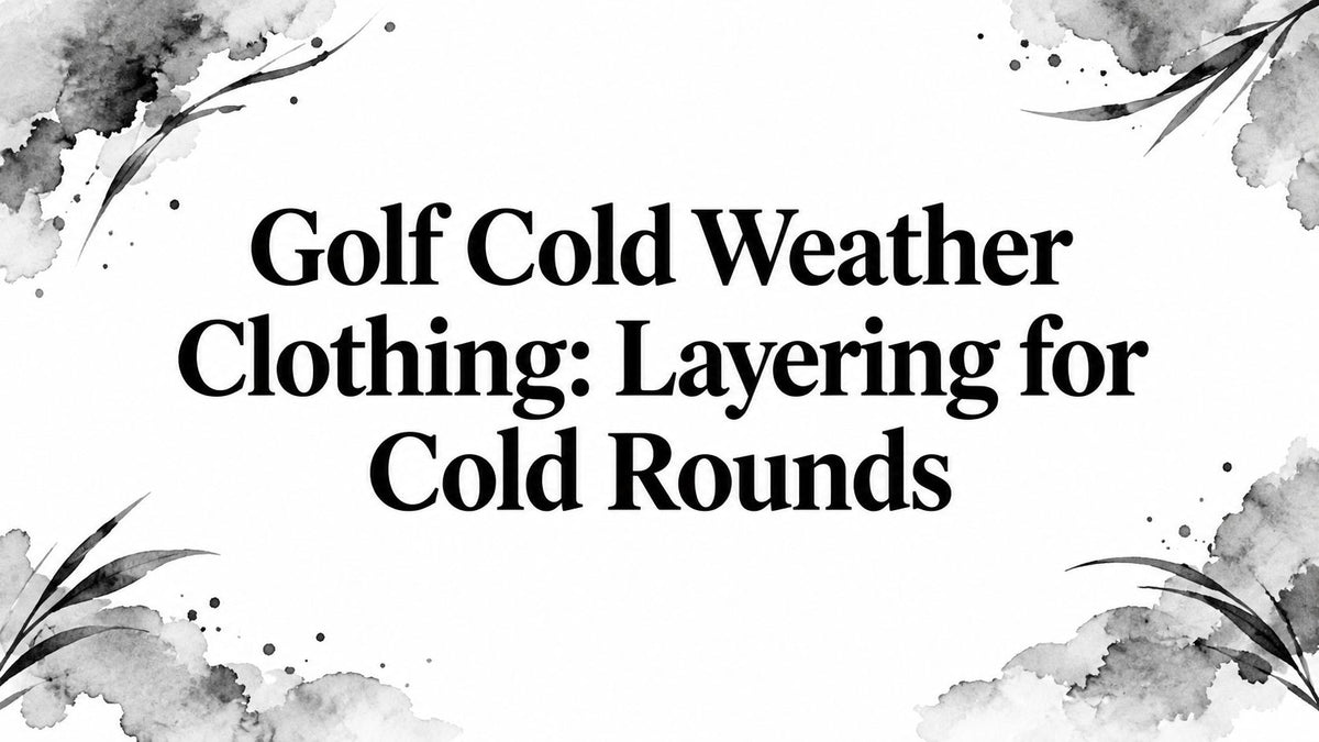 Golf Cold Weather Clothing: Layering for Cold Rounds