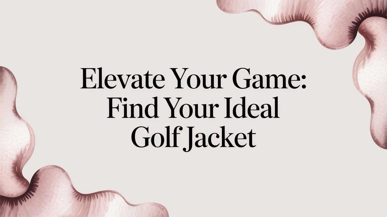 Elevate Your Game: Find Your Ideal Golf Jacket