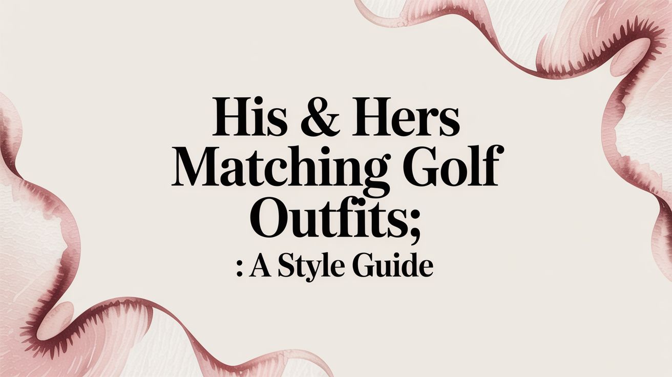 His & Hers Matching Golf Outfits: A Style Guide
