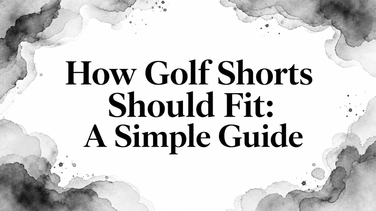 How Golf Shorts Should Fit: A Simple Guide