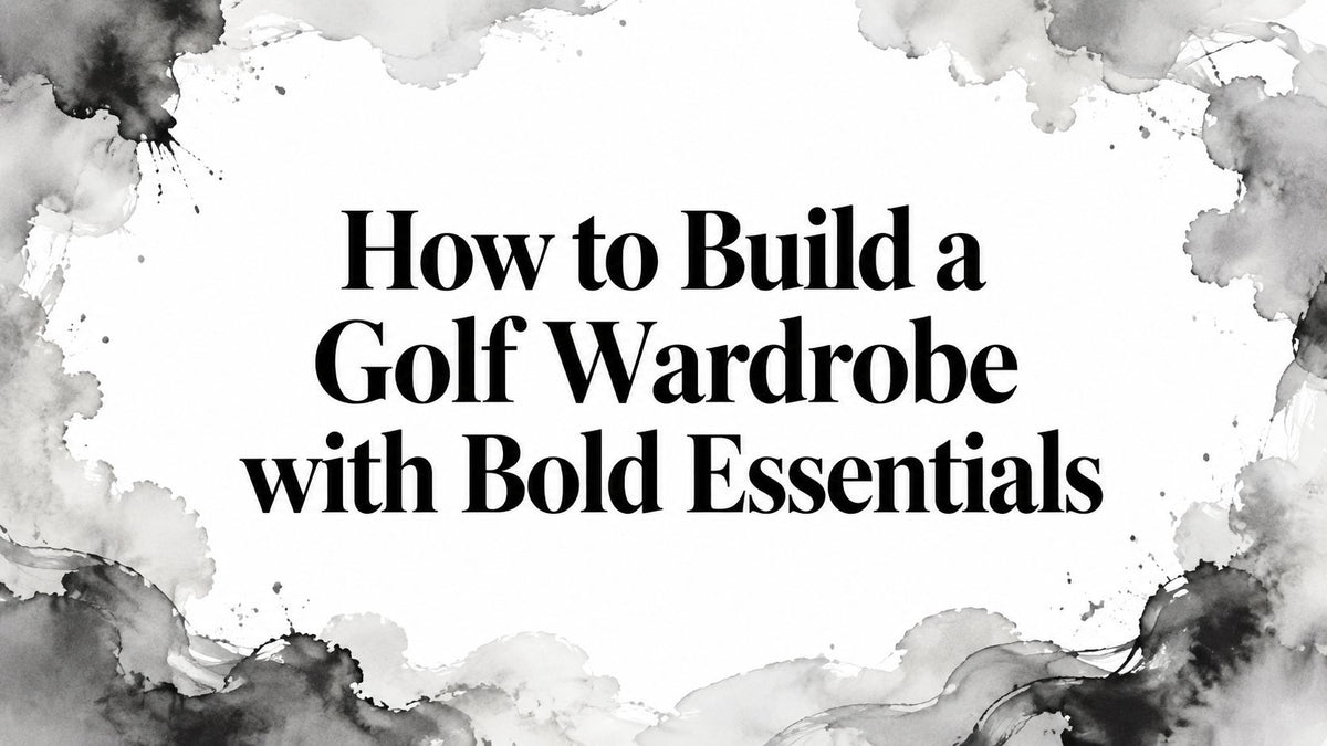 How to Build a Golf Wardrobe with Bold Essentials