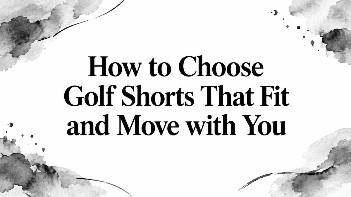 How to Choose Golf Shorts That Fit and Move with You