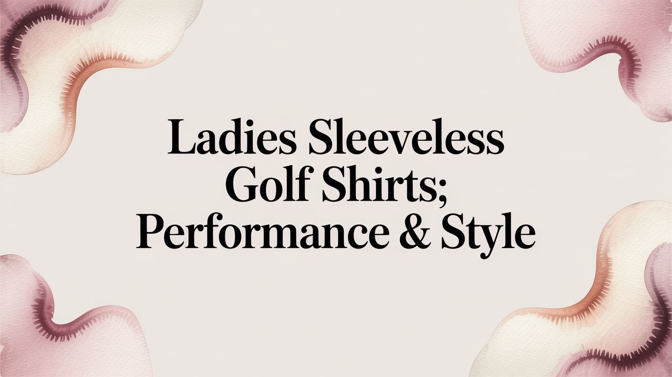 Ladies Sleeveless Golf Shirts: Performance & Style