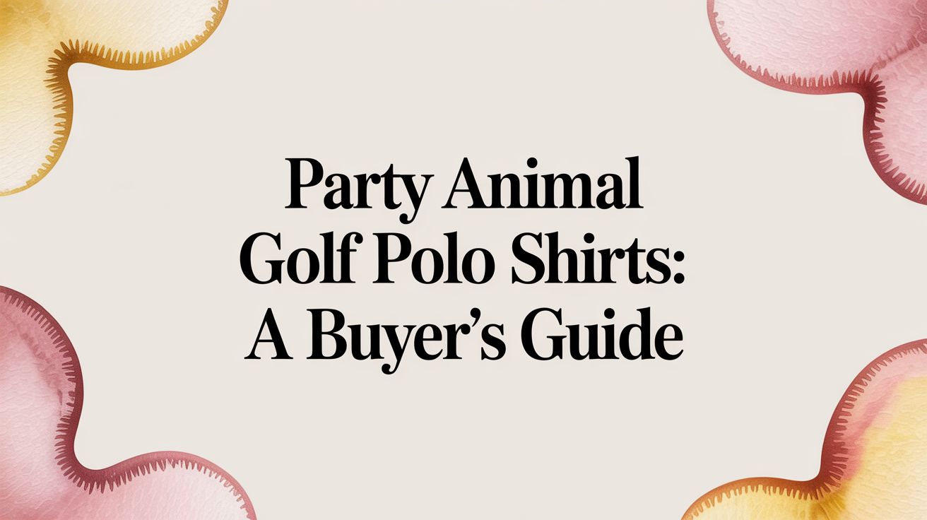 Party Animal Golf Polo Shirts: A Buyer's Guide