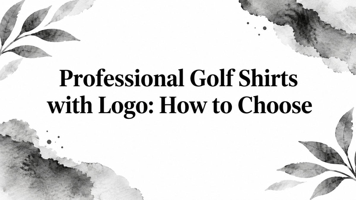 Professional Golf Shirts with Logo: How to Choose