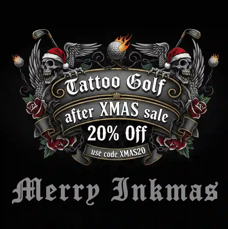 Tattoo Golf after Christmas Sale: Save 20% on Premium Golf Apparel, use code XMAS20 for the discount.