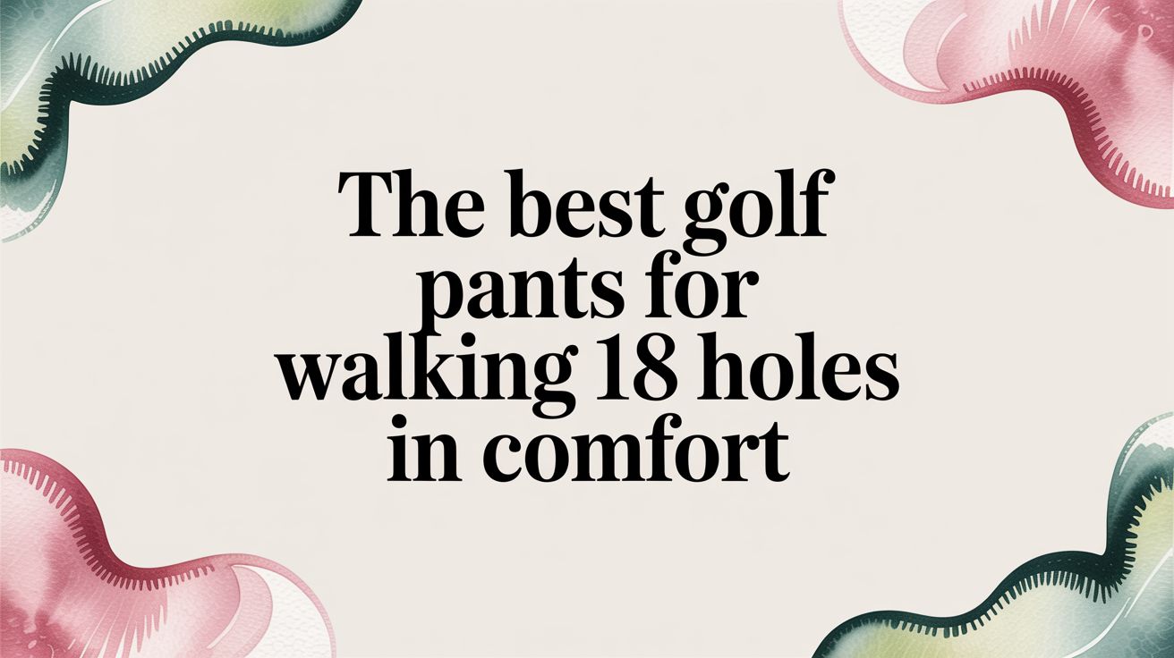 The Best Golf Pants for Walking 18 Holes in Comfort