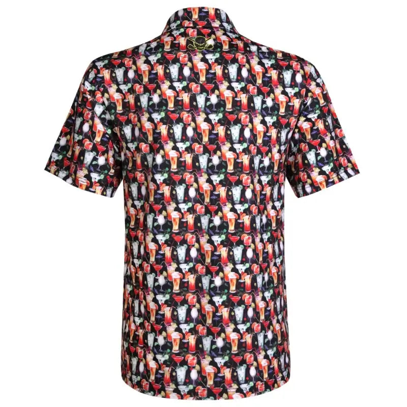 19th Hole Cool-Stretch Men's Golf Shirt (Multicolor)