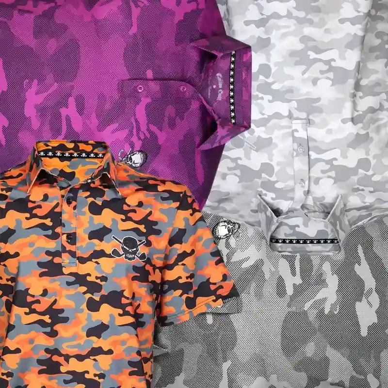 camo golf apparel