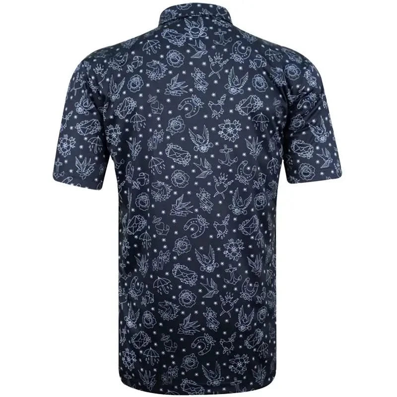 black flash golf top