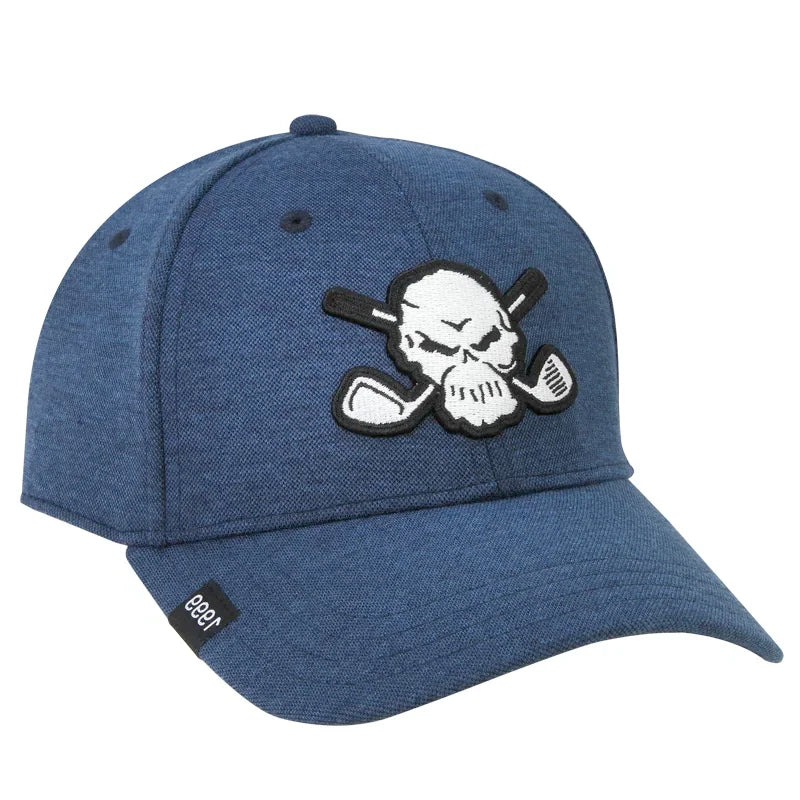 blue golf hat