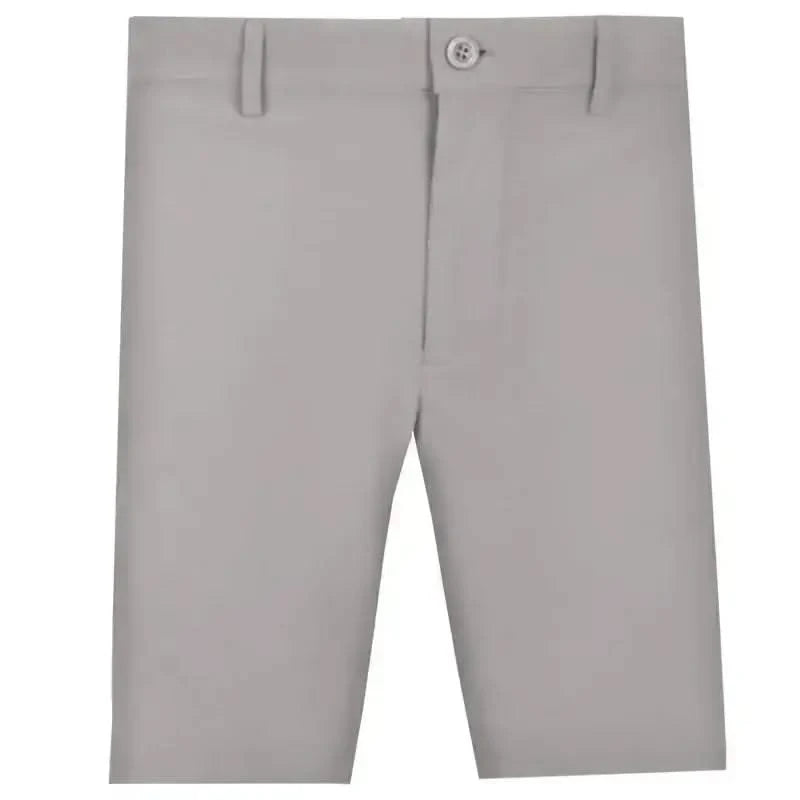 grey golf shorts