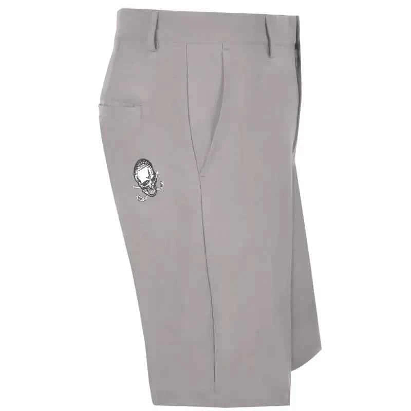 July Outfit - Save 20% - Golf Shirt, Shorts, Leather Belt (Purple/Grey/Purple)