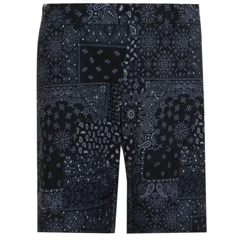 black hustler golf shorts