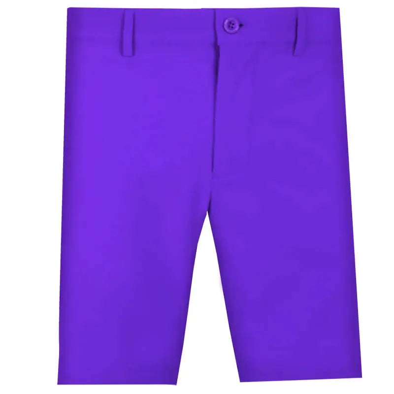 purple golf shorts