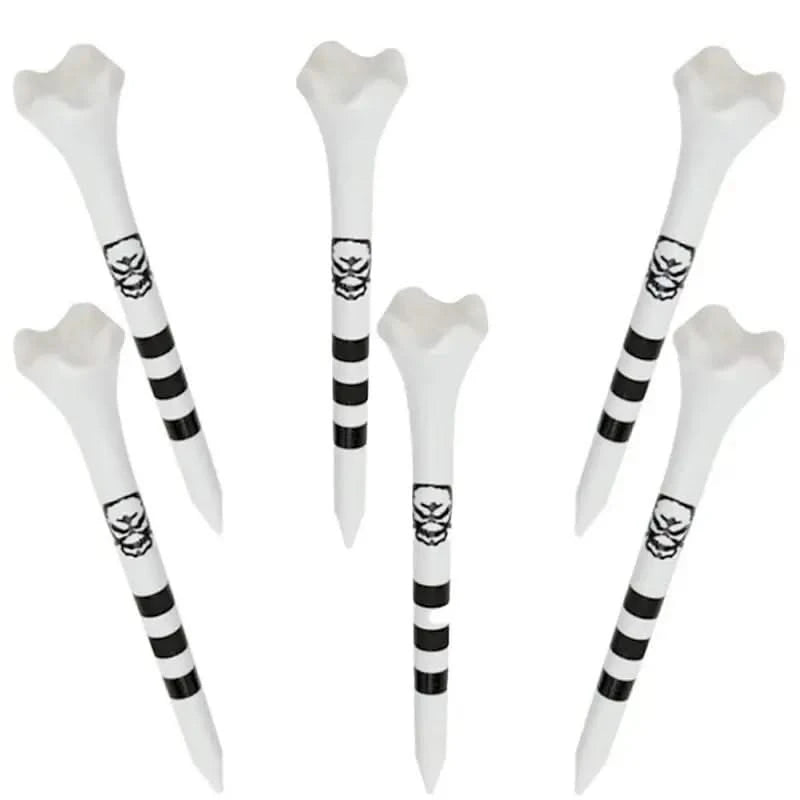 white golf tees