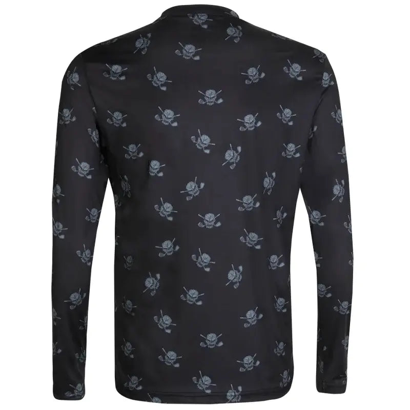 golf undershirt black skull