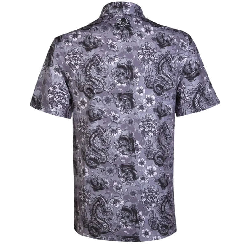 grey dragon golf polo