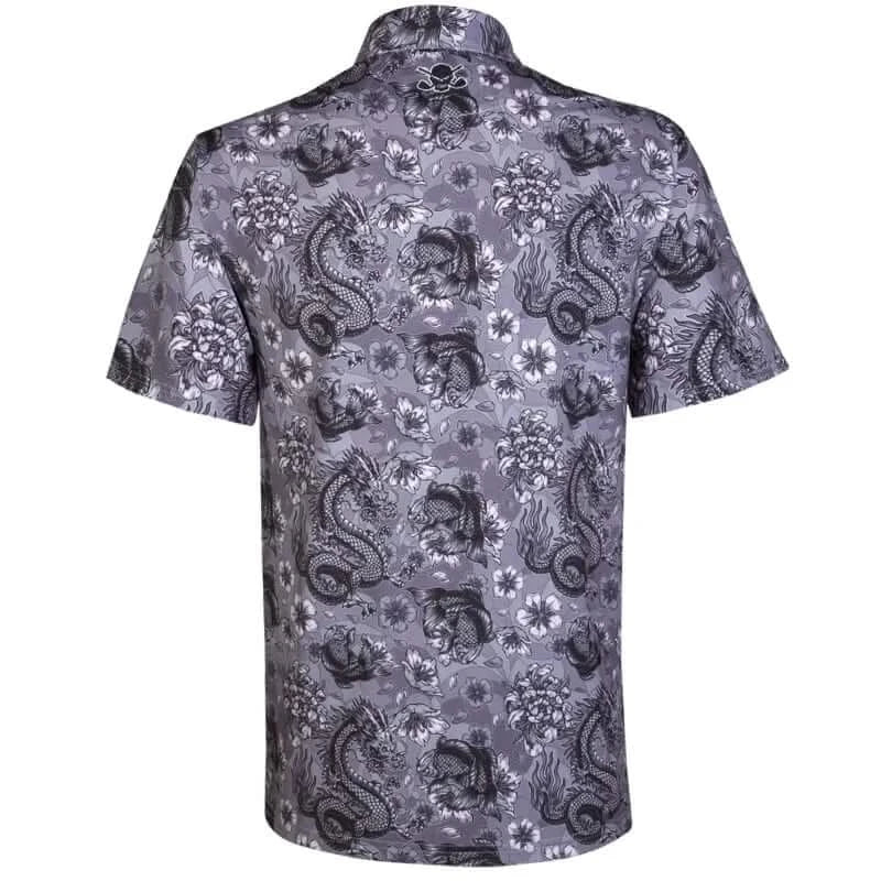 grey dragon golf polo