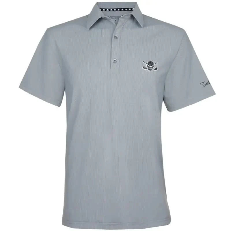 grey golf shirt for men