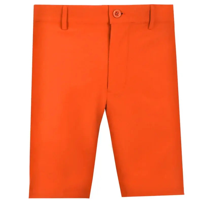 orange golf shorts
