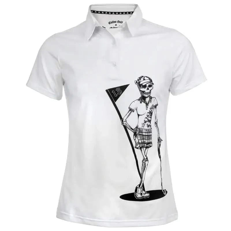 white ladies golf top