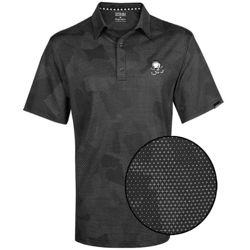 black rogue golf shirt