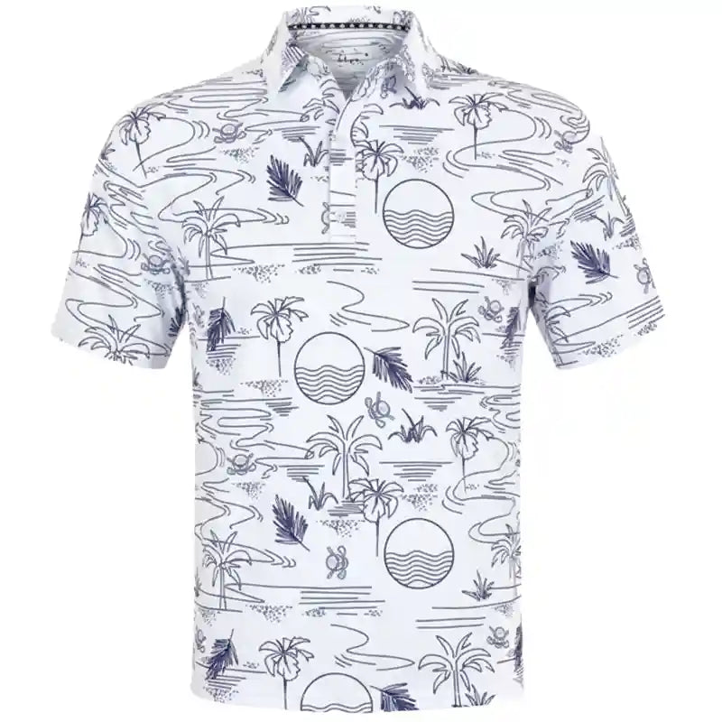 White golf top shirts