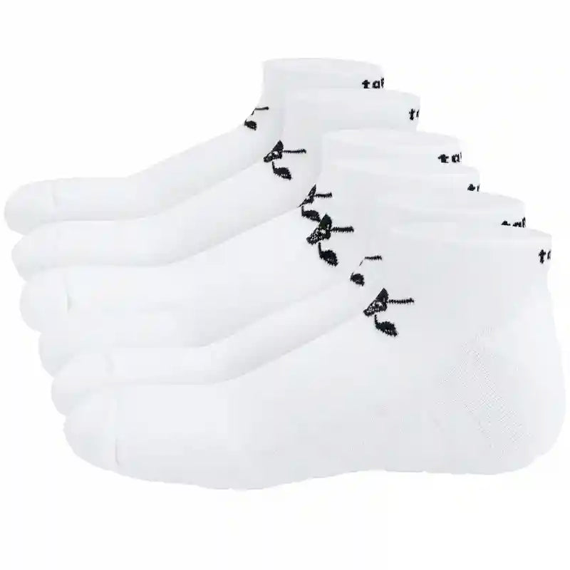 White Performance Low Cut Golf Socks - 3 Pack - White