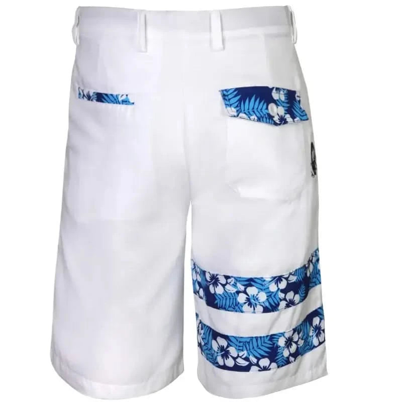 white zuma golf shorts