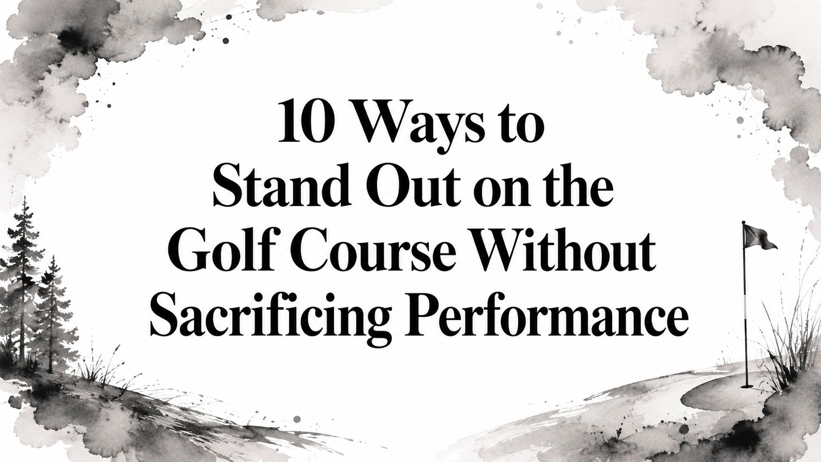 10 Ways to Stand Out on the Golf Course Without Sacrificing Performance