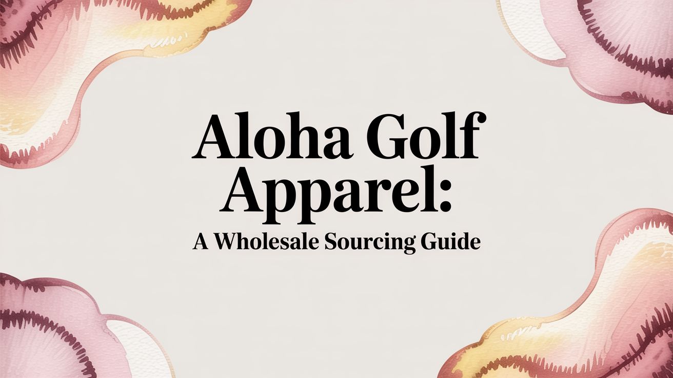Aloha Golf Apparel: A Wholesale Sourcing Guide