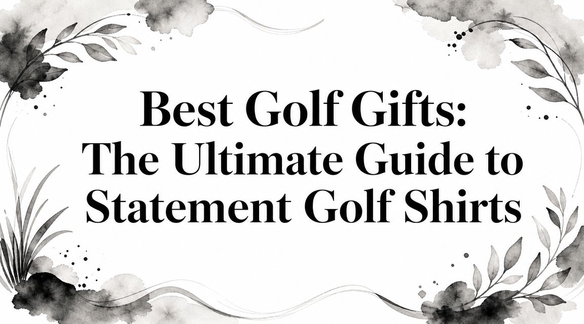 Best Golf Gifts: The Ultimate Guide to Statement Golf Shirts