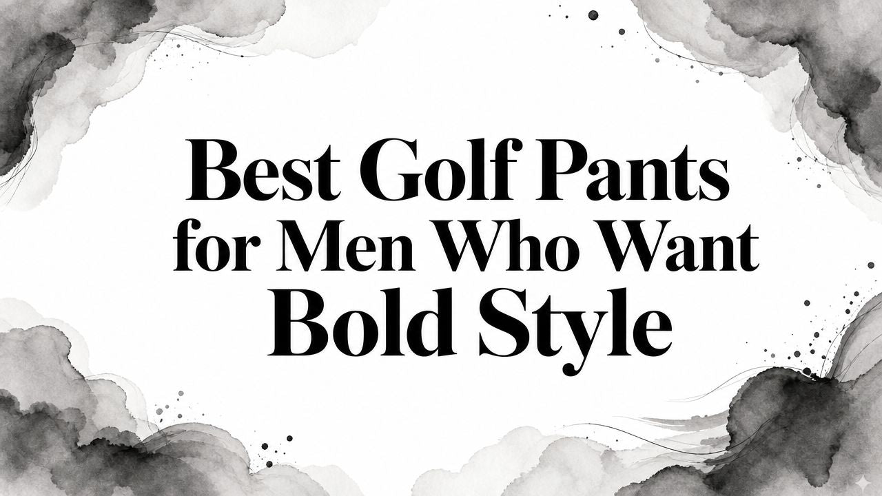 Best Golf Pants for Men Who Want Bold Style