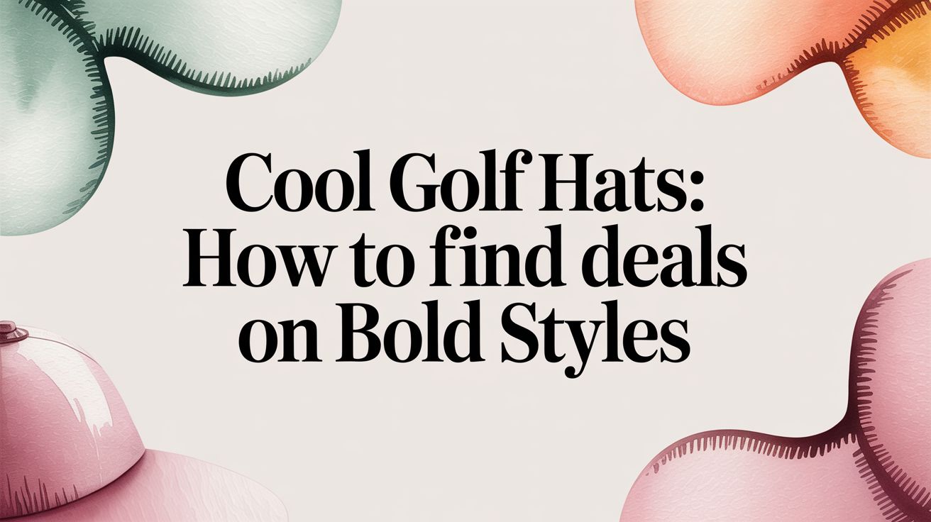 Cool Golf Hats: How to Find Deals on Bold Styles