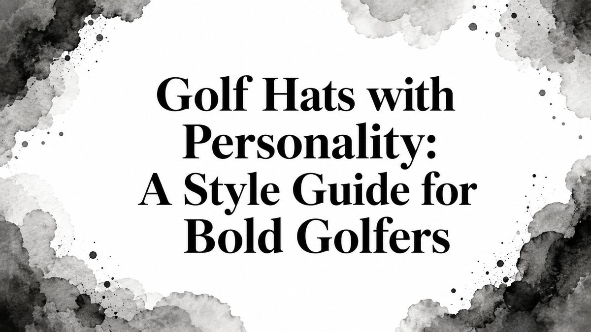 Golf Hats with Personality: A Style Guide for Bold Golfers