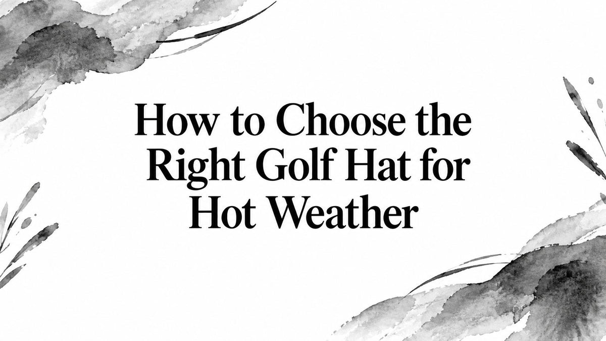 How to Choose the Right Golf Hat for Hot Weather