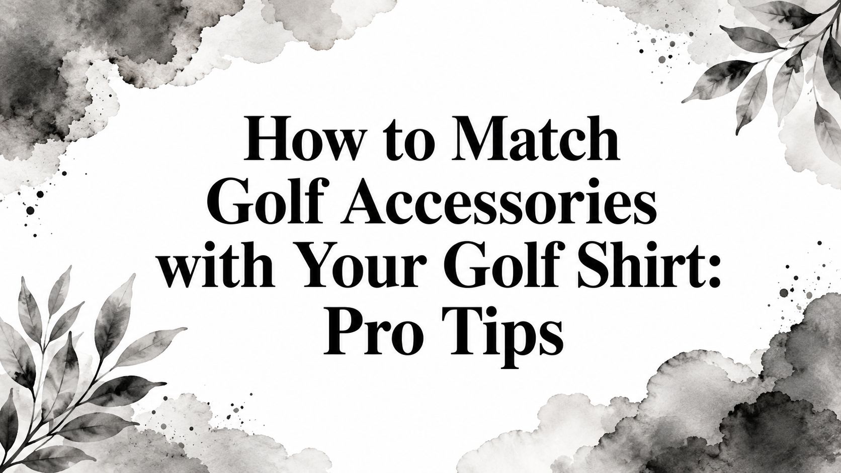 How to Match Golf Accessories with Your Golf Shirt: Pro Tips