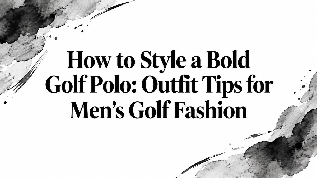 How to Style a Bold Golf Polo: Outfit Tips for Men's Golf Fashion