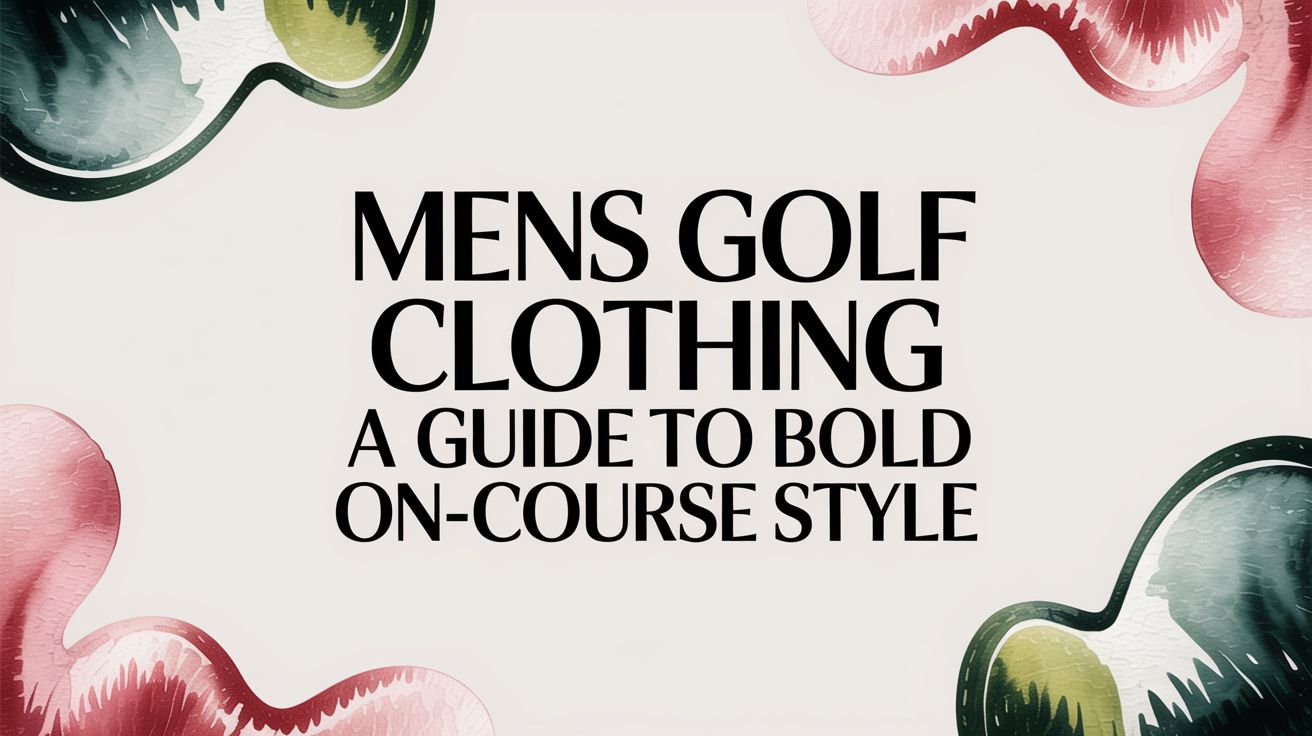 Mens Golf Clothing A Guide to Bold On-Course Style