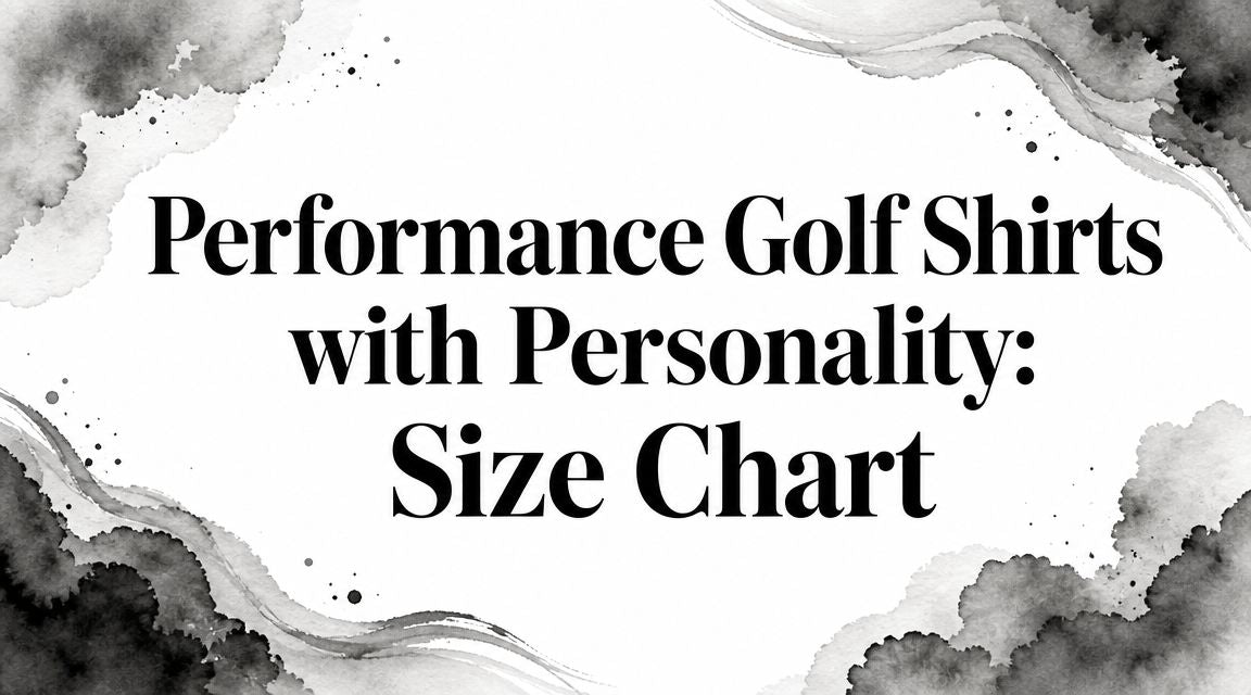 Performance Golf Shirts with Personality: Size Chart
