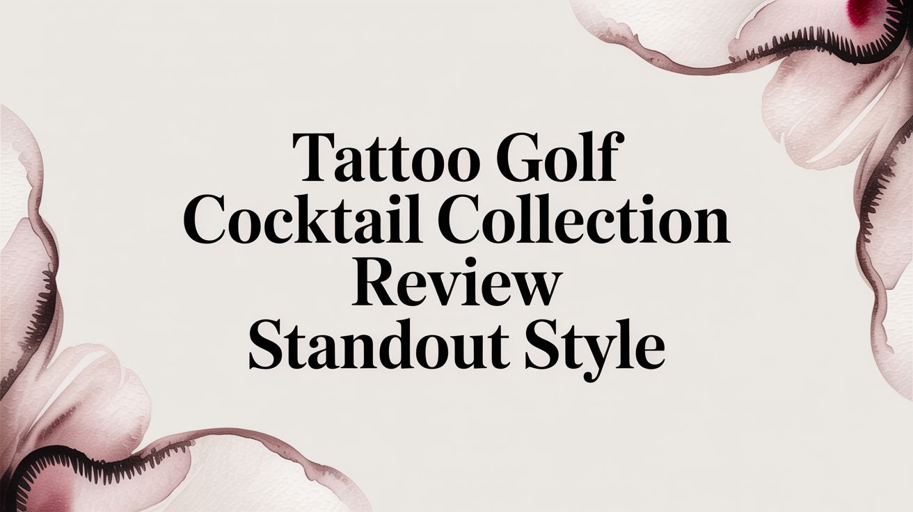 Tattoo Golf Cocktail Collection Review Standout Style