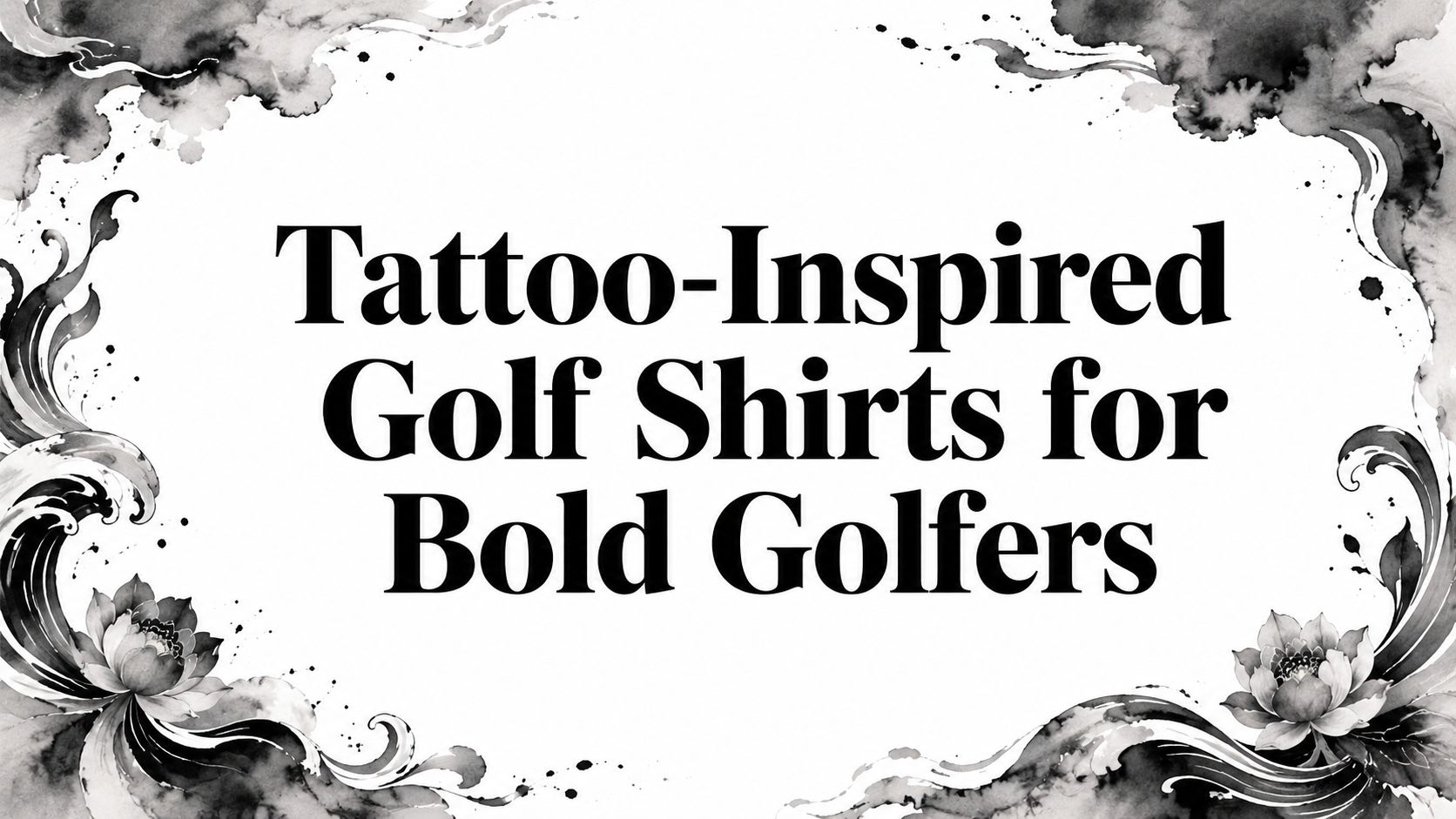 Tattoo-Inspired Golf Shirts for Bold Golfers