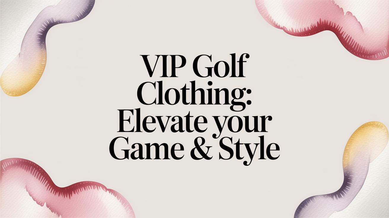 VIP Golf Clothing: Elevate Your Game & Style