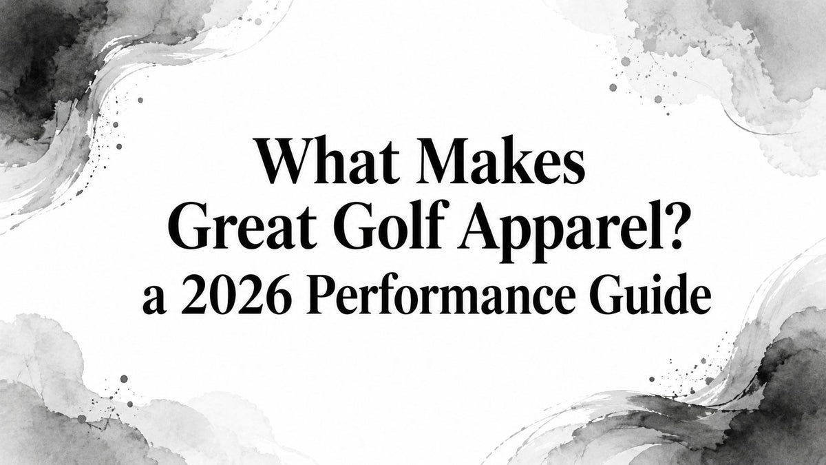 What Makes Great Golf Apparel? a 2026 Performance Guide