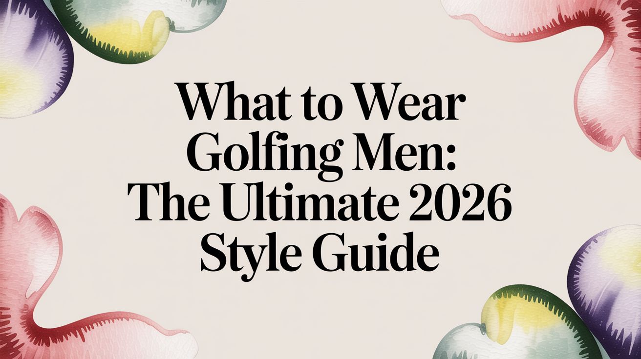 What to Wear Golfing Men: The Ultimate 2026 Style Guide